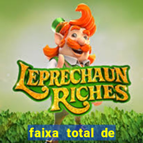 faixa total de gols 2 3 o que significa