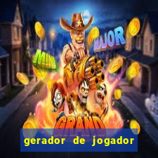 gerador de jogador de futebol