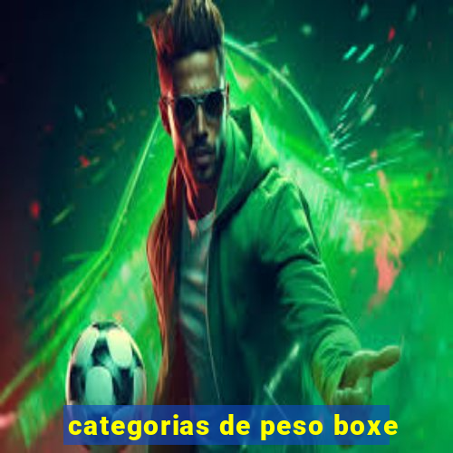 categorias de peso boxe