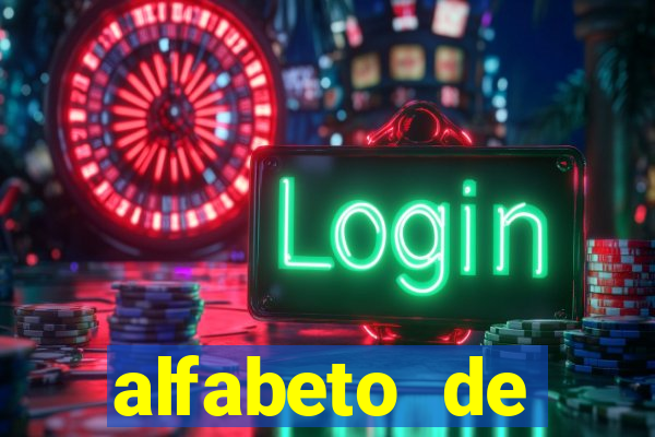 alfabeto de caligrafia bonita
