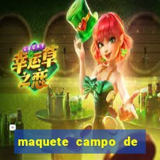 maquete campo de futebol (isopor)