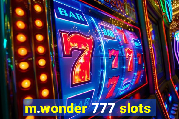 m.wonder 777 slots