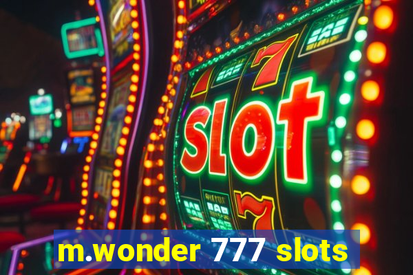 m.wonder 777 slots