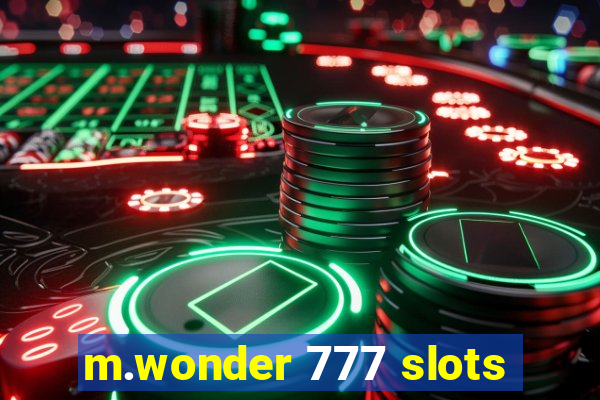 m.wonder 777 slots