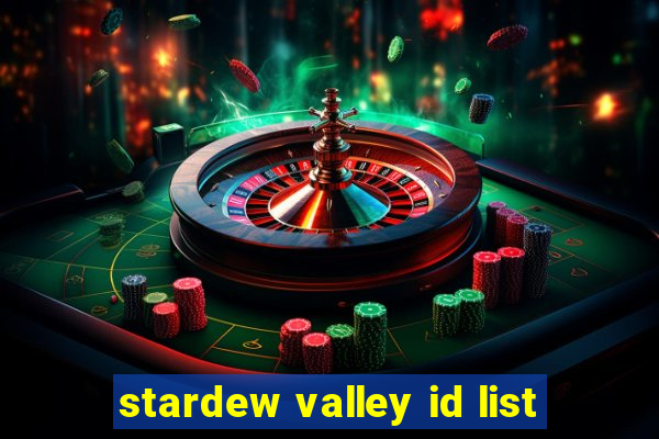 stardew valley id list