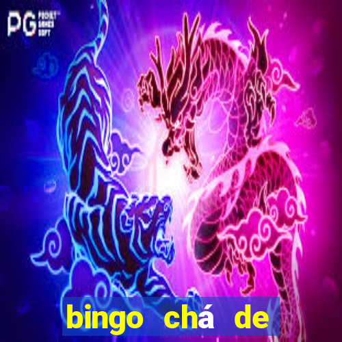 bingo chá de bebê excel