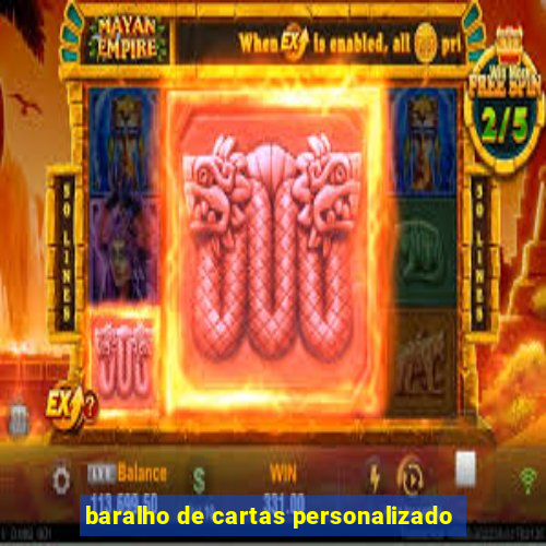 baralho de cartas personalizado