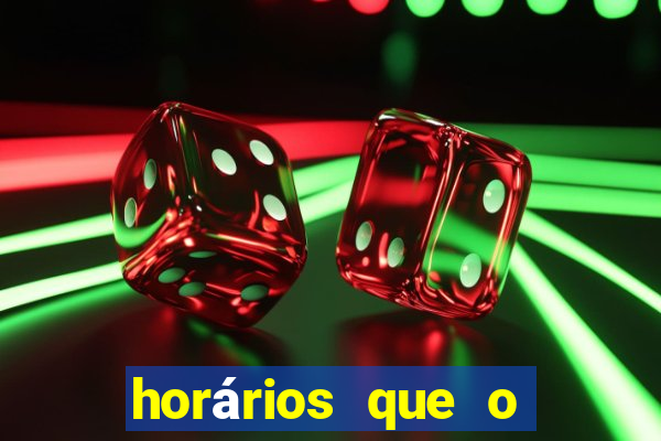 horários que o fortune dragon paga