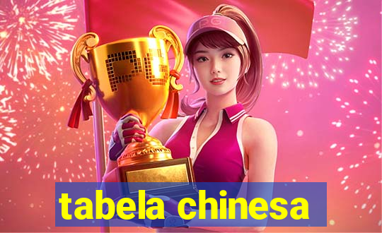 tabela chinesa