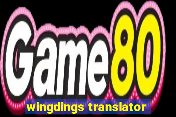 wingdings translator