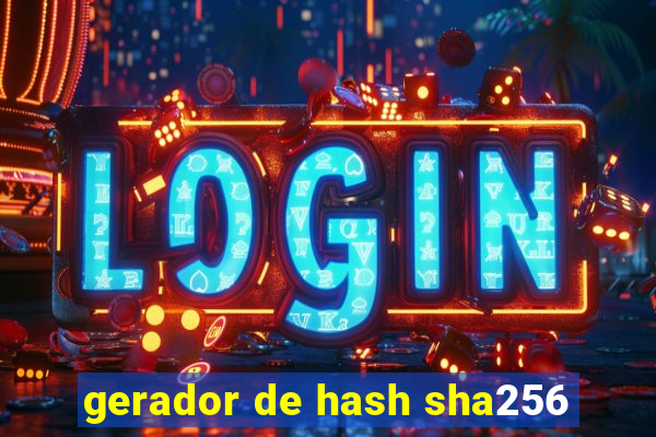 gerador de hash sha256