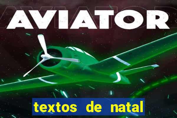 textos de natal para leitura