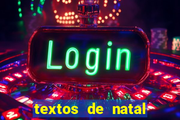 textos de natal para leitura