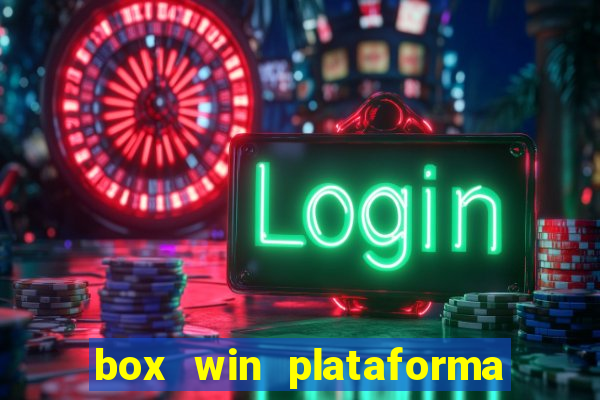 box win plataforma de jogos
