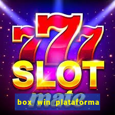 box win plataforma de jogos