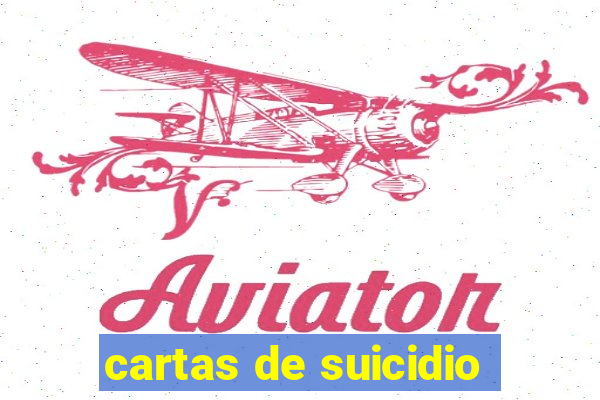 cartas de suicidio