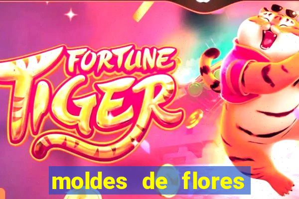 moldes de flores gigantes para imprimir