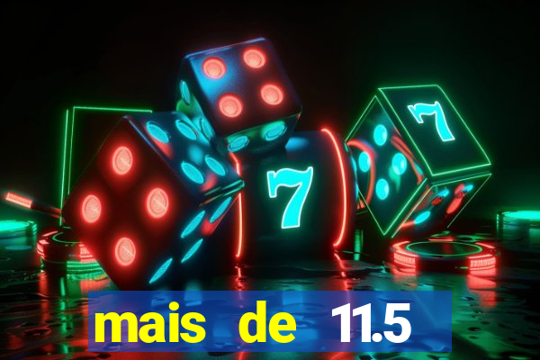 mais de 11.5 escanteios o que significa