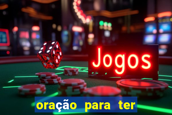 oração para ter sorte em tudo