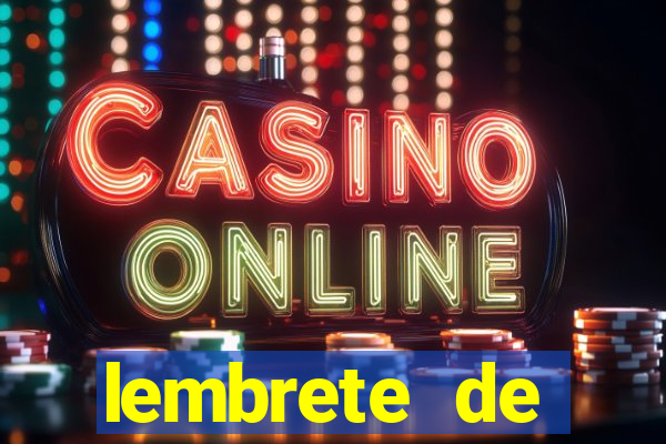 lembrete de vencimento para cliente