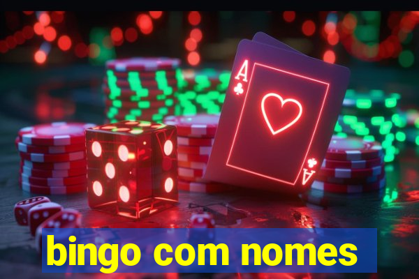 bingo com nomes