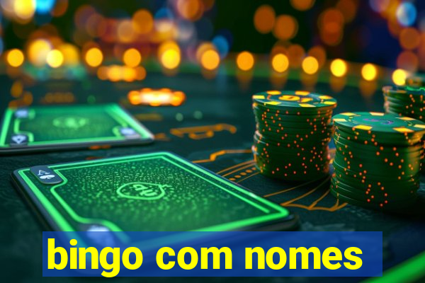 bingo com nomes