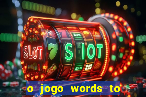 o jogo words to win paga mesmo