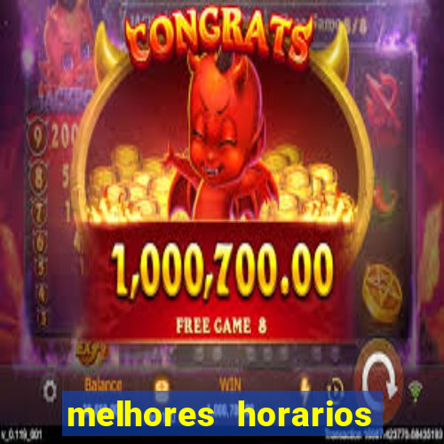 melhores horarios para jogar fortune ox