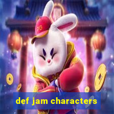 def jam characters