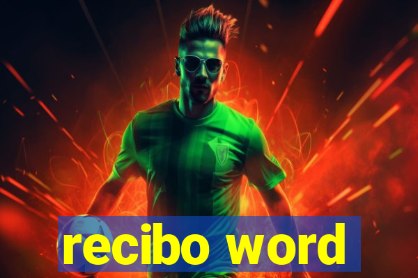 recibo word
