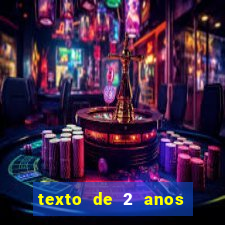 texto de 2 anos de namoro