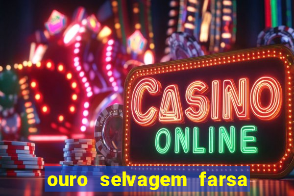 ouro selvagem farsa ouro selvagem o que aconteceu