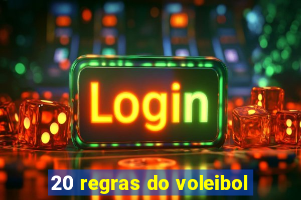 20 regras do voleibol