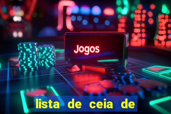 lista de ceia de natal completa
