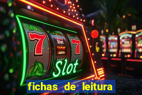 fichas de leitura para alfabetizar