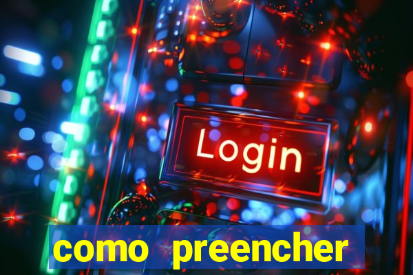 como preencher recibo de pagamento