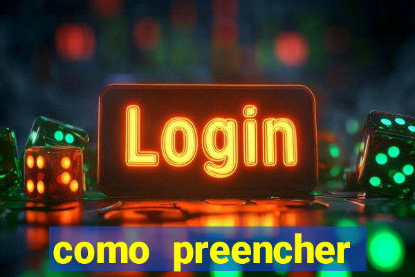 como preencher recibo de pagamento