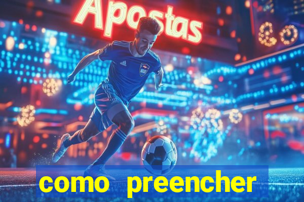 como preencher recibo de pagamento