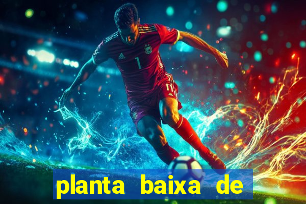 planta baixa de campo de futebol society