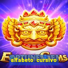 alfabeto cursivo pontilhado para imprimir pdf