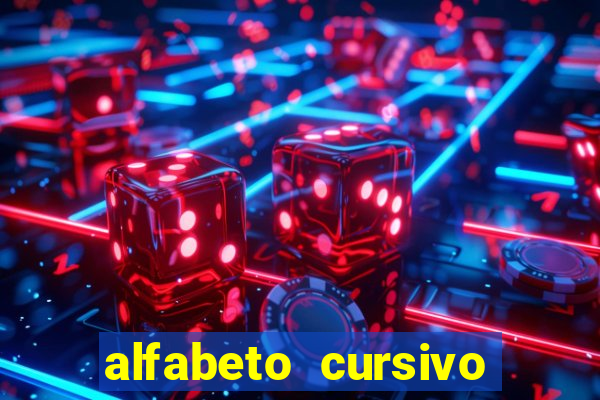 alfabeto cursivo pontilhado para imprimir pdf