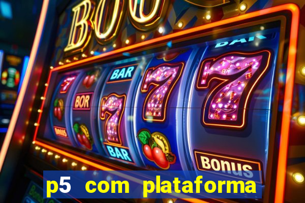 p5 com plataforma de jogos