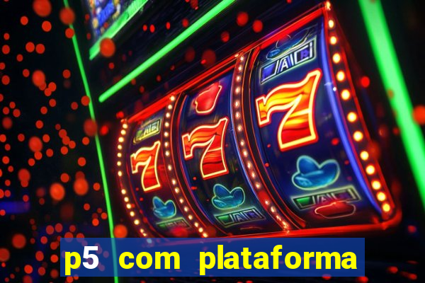 p5 com plataforma de jogos