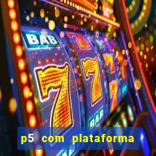 p5 com plataforma de jogos
