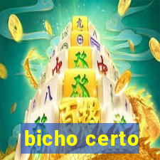 bicho certo