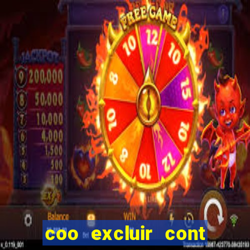 coo excluir cont f12 bet