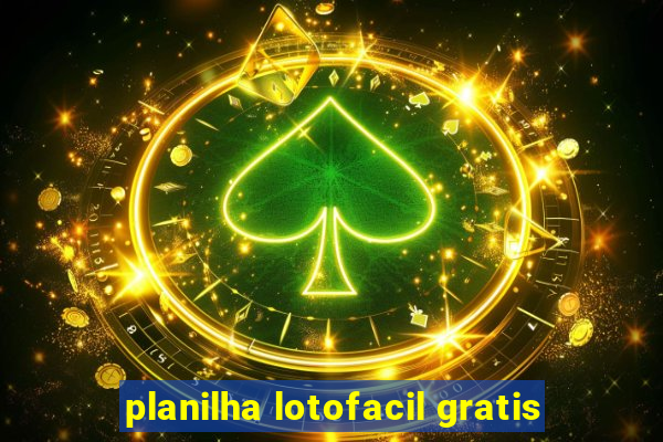 planilha lotofacil gratis