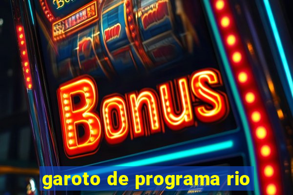 garoto de programa rio