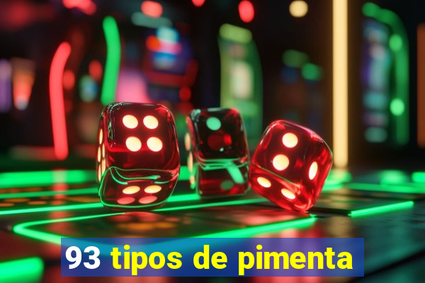 93 tipos de pimenta