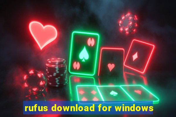 rufus download for windows